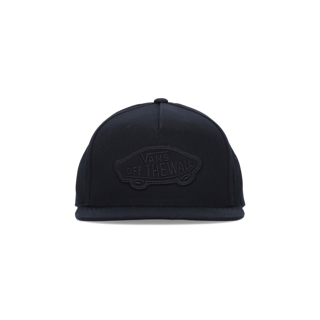 cappellino visiera piatta uomo classic patch snapback BLACK/BLACK