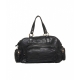 Duffel bag in pelle nero