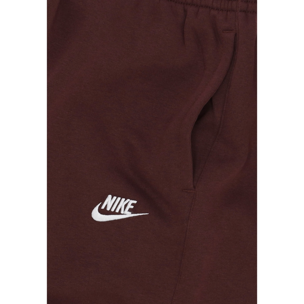 pantalone tuta felpato uomo club jogger bb BURGUNDY CRUSH/BURGUNDY CRUSH/WHITE