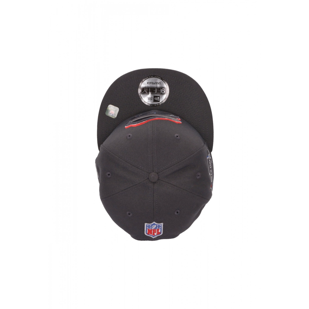 cappellino visiera piatta uomo nfl draft 24 950 bufbil GRAPHITE