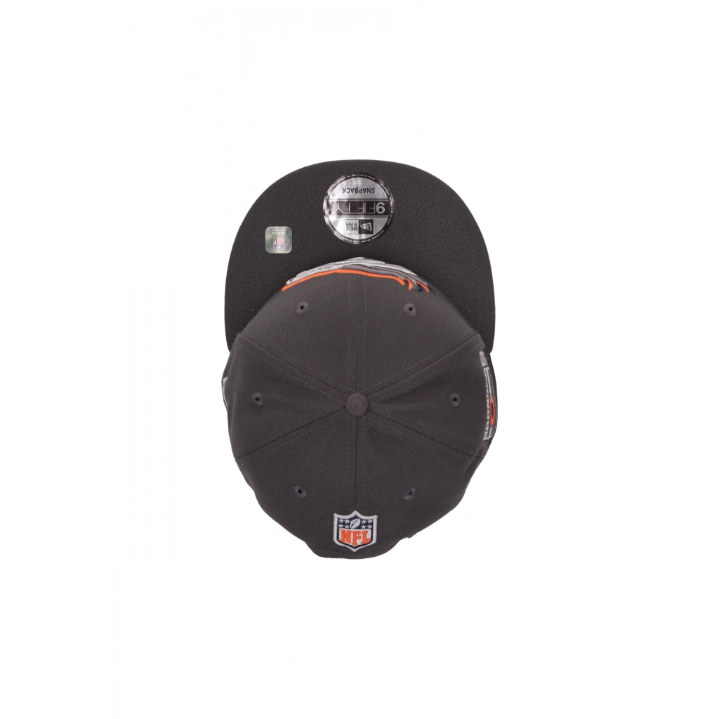 cappellino visiera piatta uomo nfl draft 24 950 denbro GRAPHITE