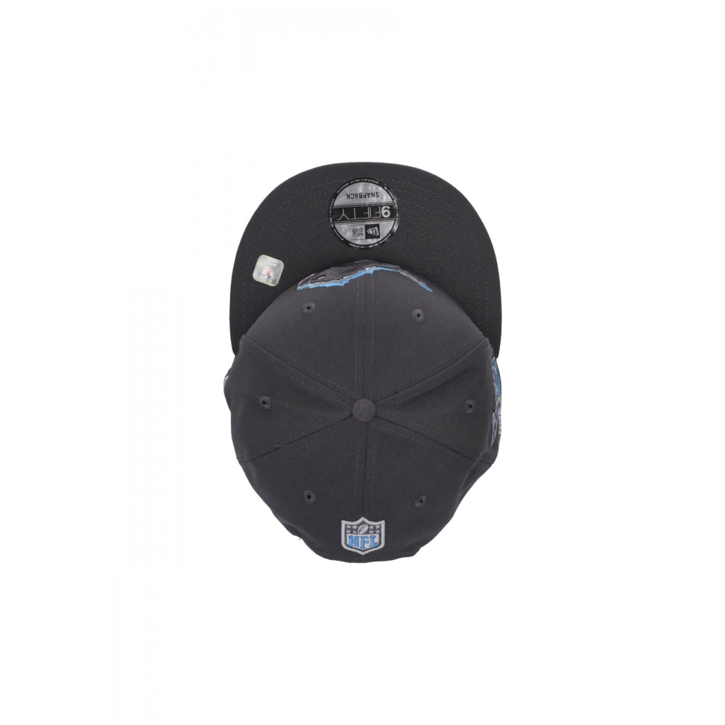 cappellino visiera piatta uomo nfl draft 24 950 detlio GRAPHITE