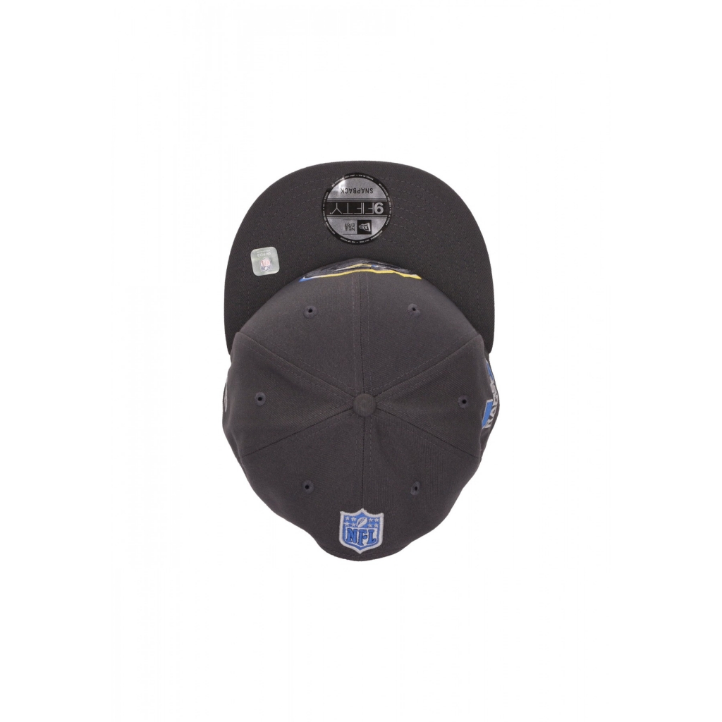 cappellino visiera piatta uomo nfl draft 24 950 losram GRAPHITE