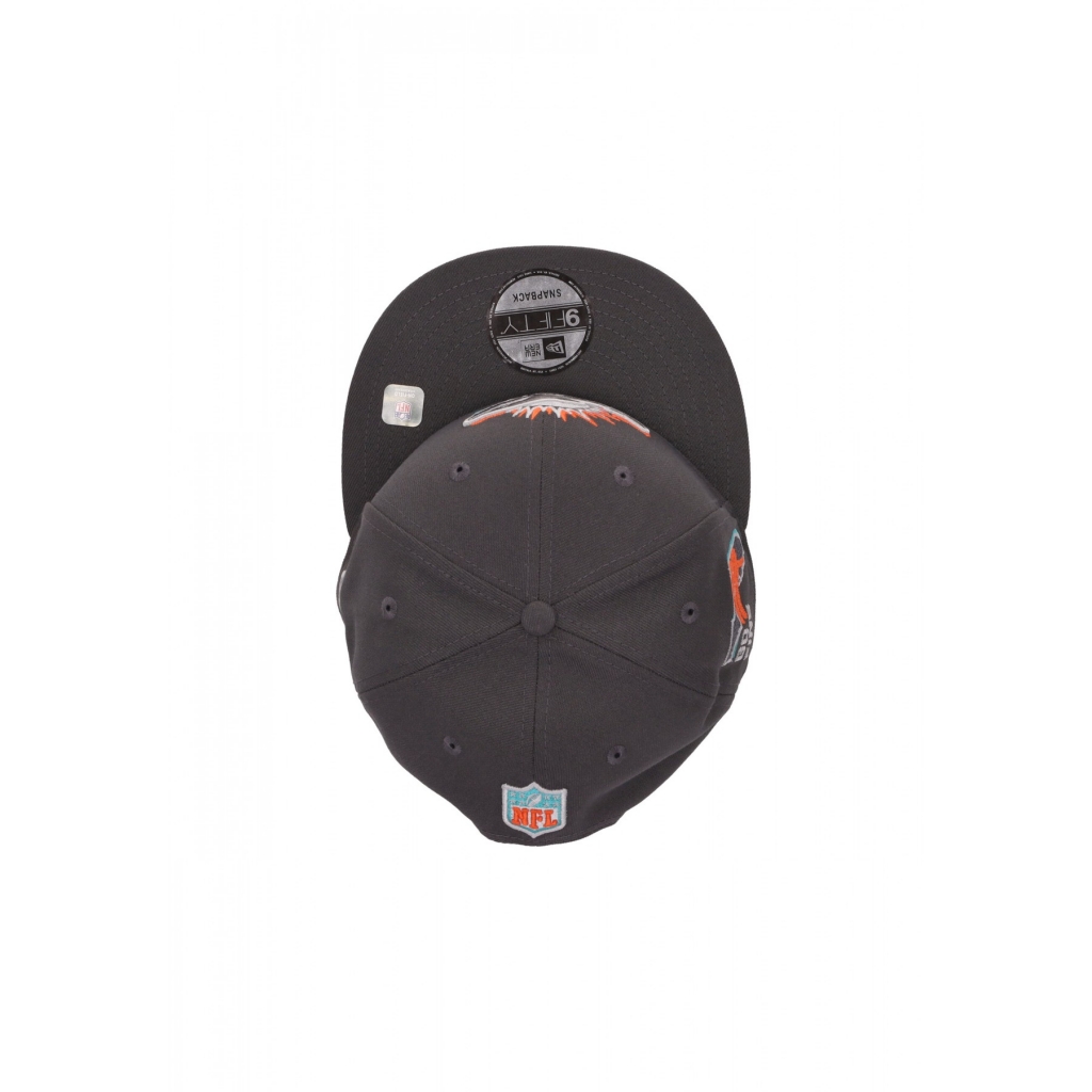 cappellino visiera piatta uomo nfl draft 24 950 miadol GRAPHITE