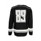 maglione uomo knitted goat hockey sweater BLACK/GREY