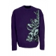 maglione uomo druid skull sweater PURPLE DUST