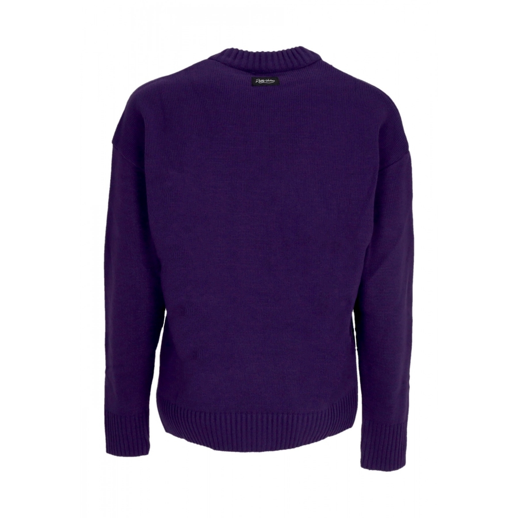 maglione uomo druid skull sweater PURPLE DUST