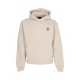 felpa cappuccio uomo three ravens hoodie BEIGE