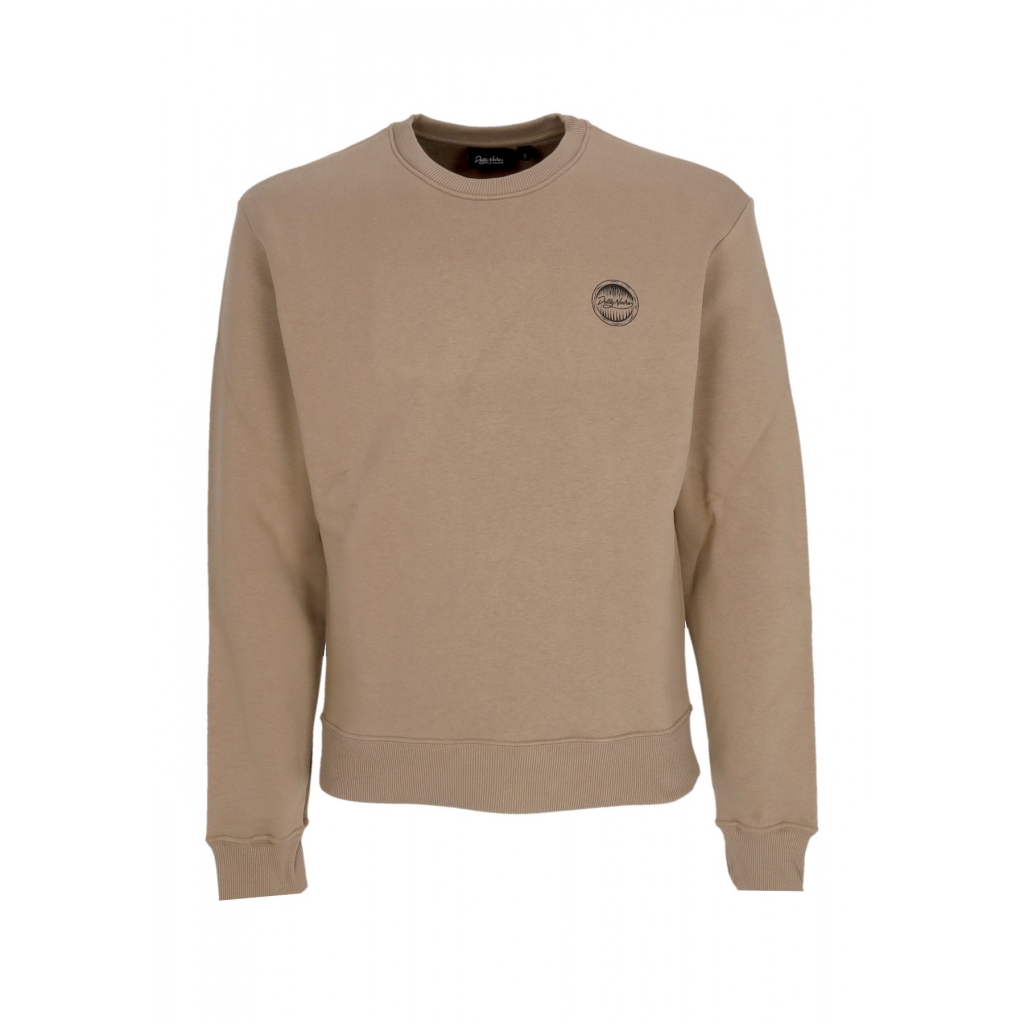 felpa girocollo uomo three ravens crewneck BROWN