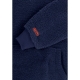 felpa cappuccio uomo sherpa hoodie NAVY