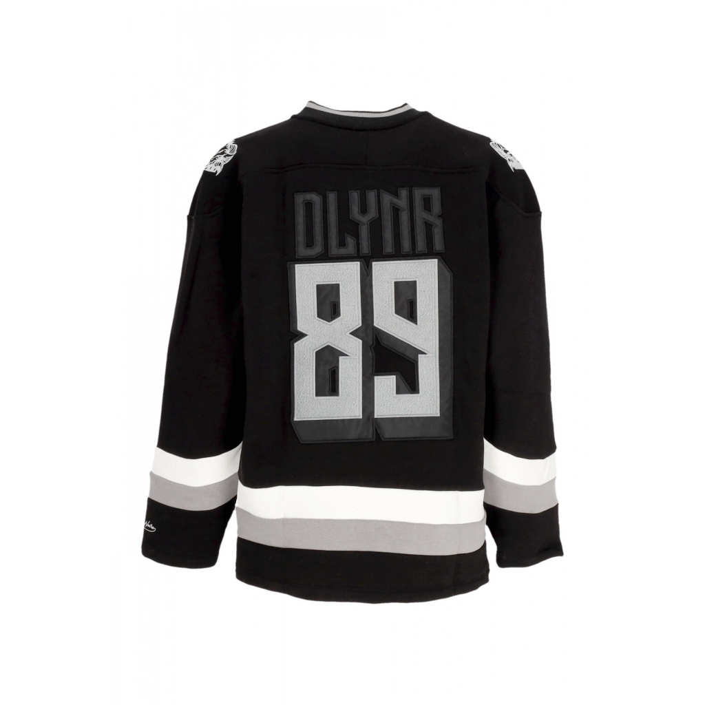 felpa tipo hockey uomo goat hockey crewneck BLACK/GREY