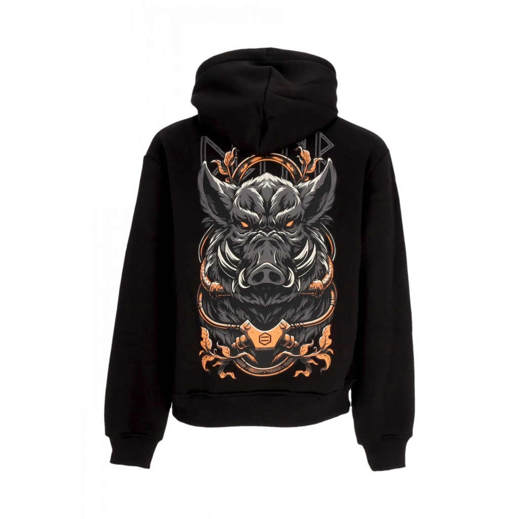 felpa cappuccio uomo mediolanum hoodie BLACK