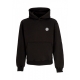 felpa cappuccio uomo dragon knot hoodie BLACK