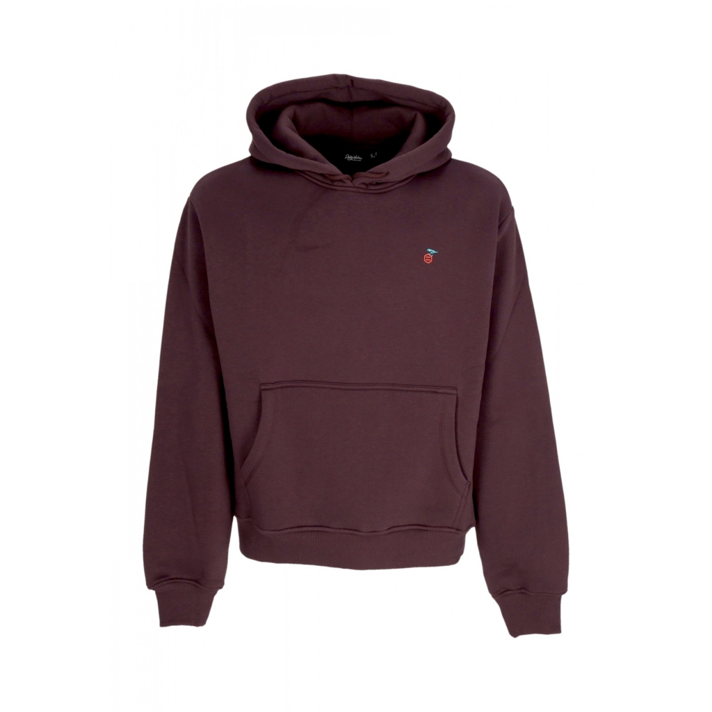 felpa cappuccio uomo domain of nature hoodie PURPLE DUST