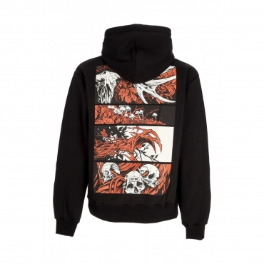 felpa cappuccio uomo leshen comic hoodie BLACK