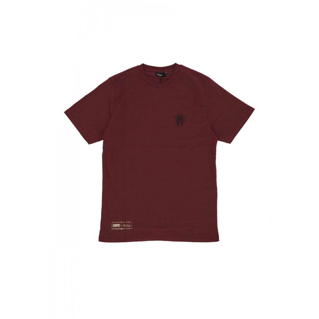 maglietta uomo darius tee BORDEAUX