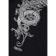 maglietta uomo dragon knot tee BLACK