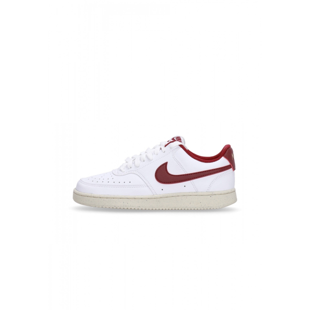 scarpa bassa donna w court vision low next nature WHITE/TEAM RED/MUSLIN/MTLC GOLD STAR