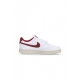 scarpa bassa donna w court vision low next nature WHITE/TEAM RED/MUSLIN/MTLC GOLD STAR