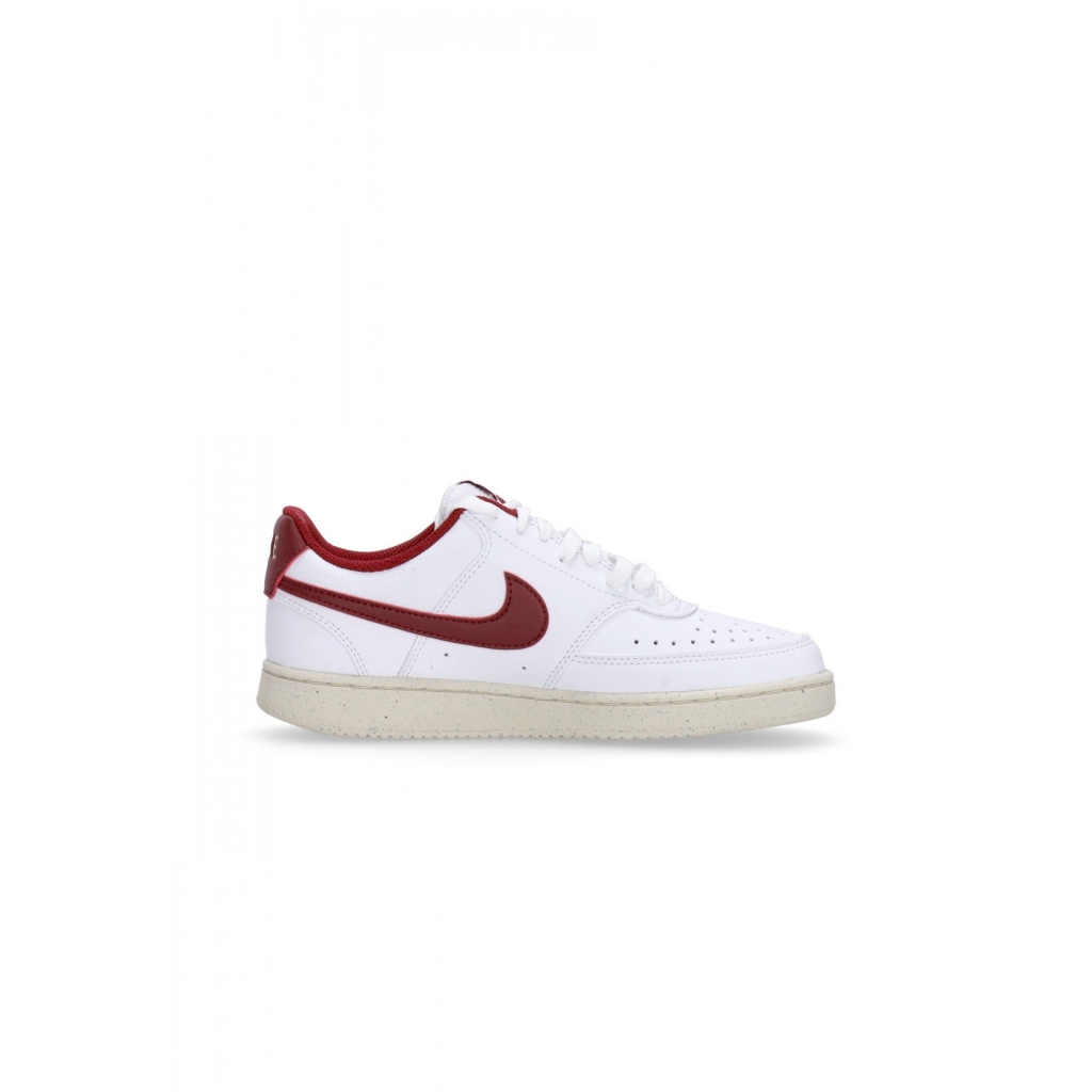 scarpa bassa donna w court vision low next nature WHITE/TEAM RED/MUSLIN/MTLC GOLD STAR