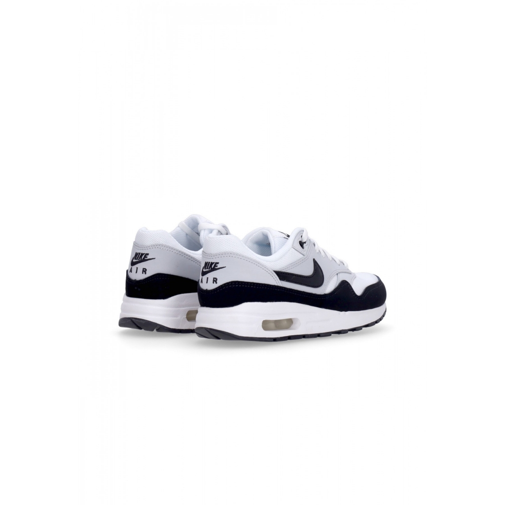 scarpa bassa ragazzo air max 1 gs WHITE/BLACK/PURE PLATINUM