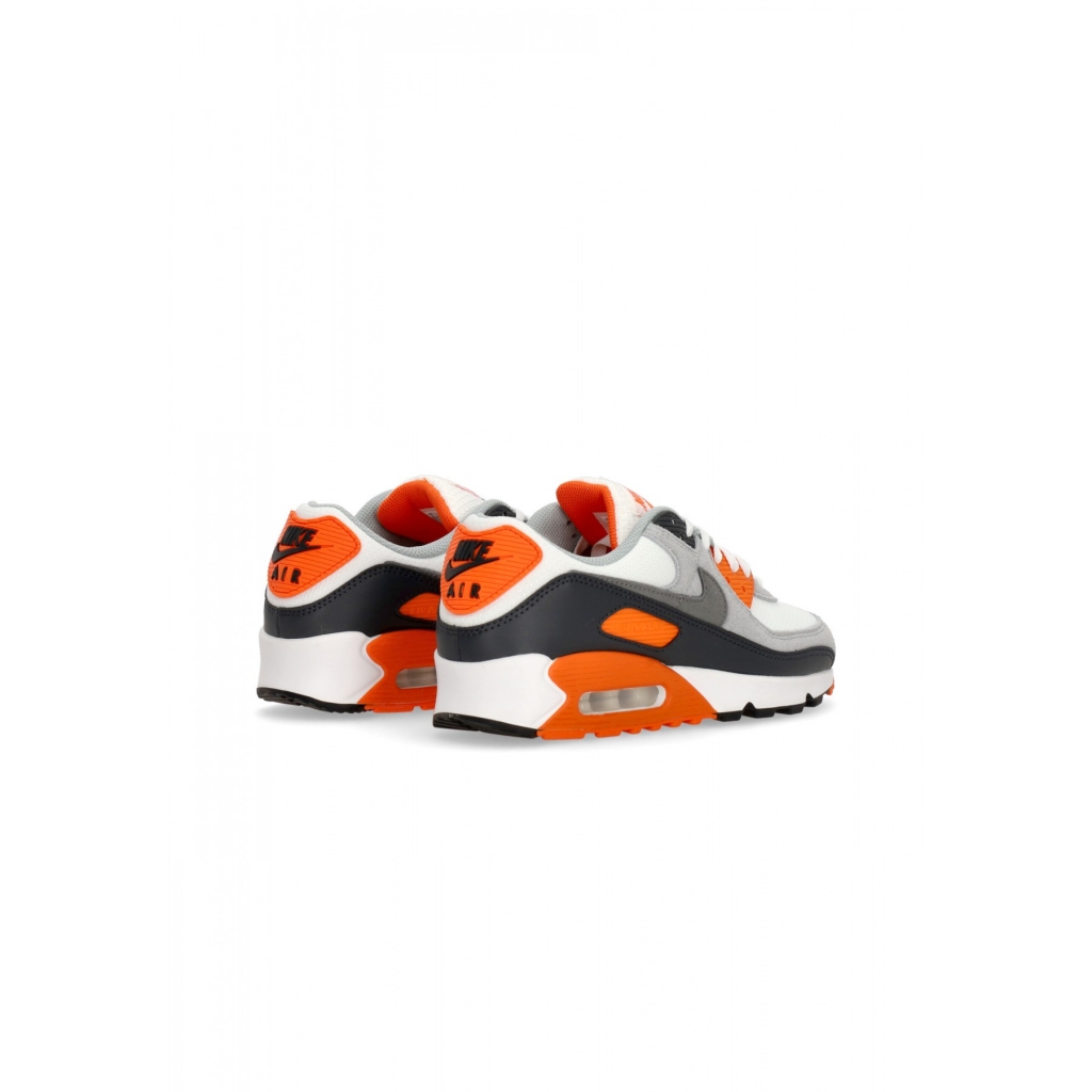 scarpa bassa uomo air max 90 SUMMIT WHITE/SMOKE GREY/SAFETY ORANGE