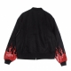 giubbotto bomber uomo red flames bomber BLACK/RED