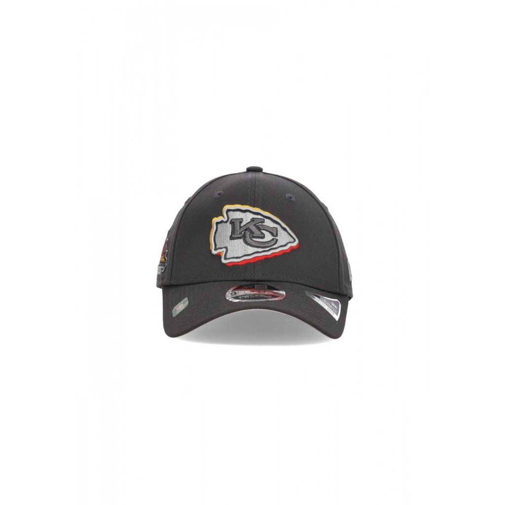 cappellino visiera curva uomo nfl draft 24 940 kanchi GRAPHITE