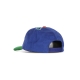 cappellino visiera piatta uomo ncaa big logo deadstock snapback flogat ROYAL/GREEN