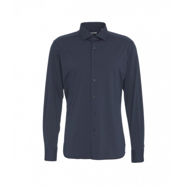 Camicia in tessuto active blu scuro