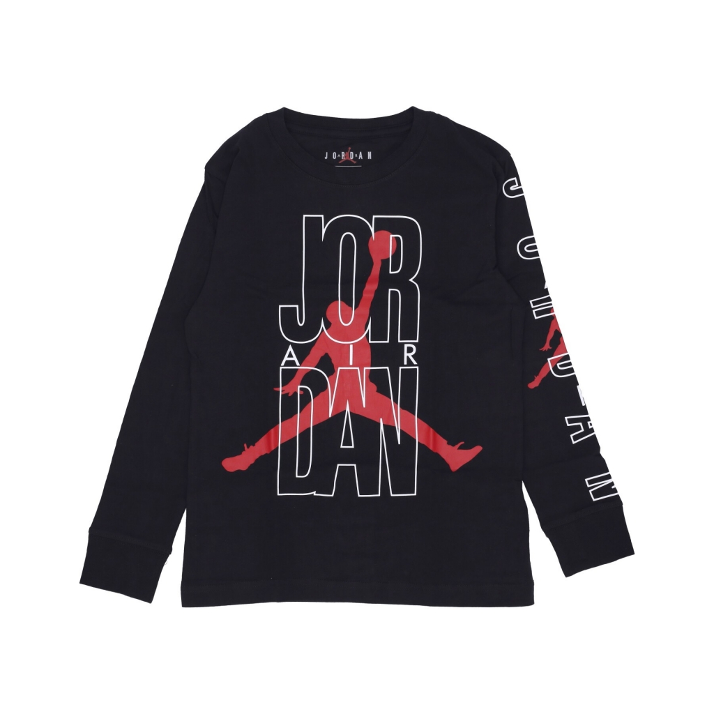 maglietta manica lunga ragazzo mirror game l/s tee BLACK