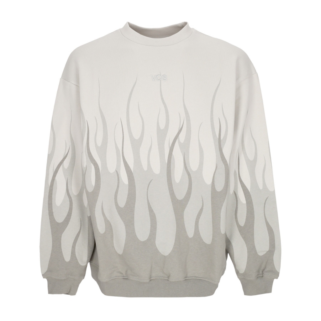 felpa leggera girocollo uomo double flames crewneck LUNAR ROCK