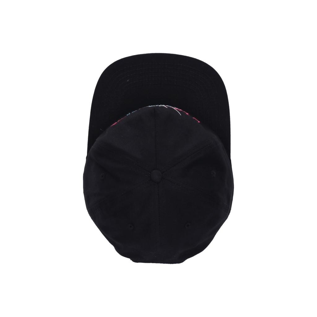 cappellino visiera piatta uomo nova snapback BLACK