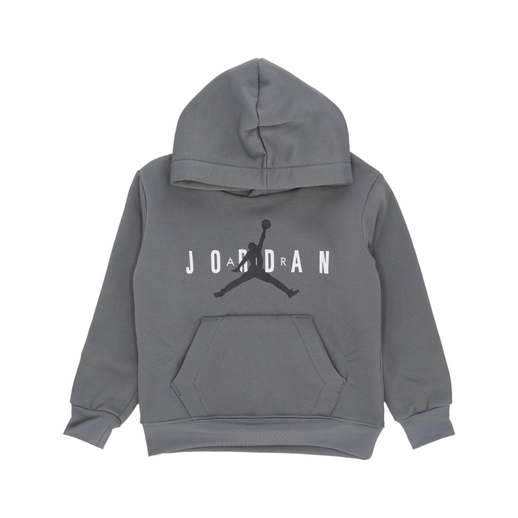 felpa cappuccio bambino jumpman sustainable hoodie SMOKE GREY