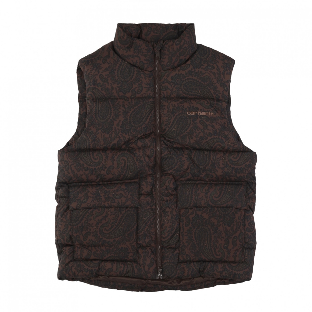 piumino smanicato uomo springfield vest PAISLEY PRINT/BUCKEYE/BLACK