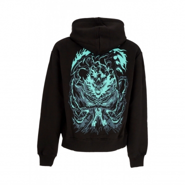 felpa cappuccio uomo thresh hoodie BLACK