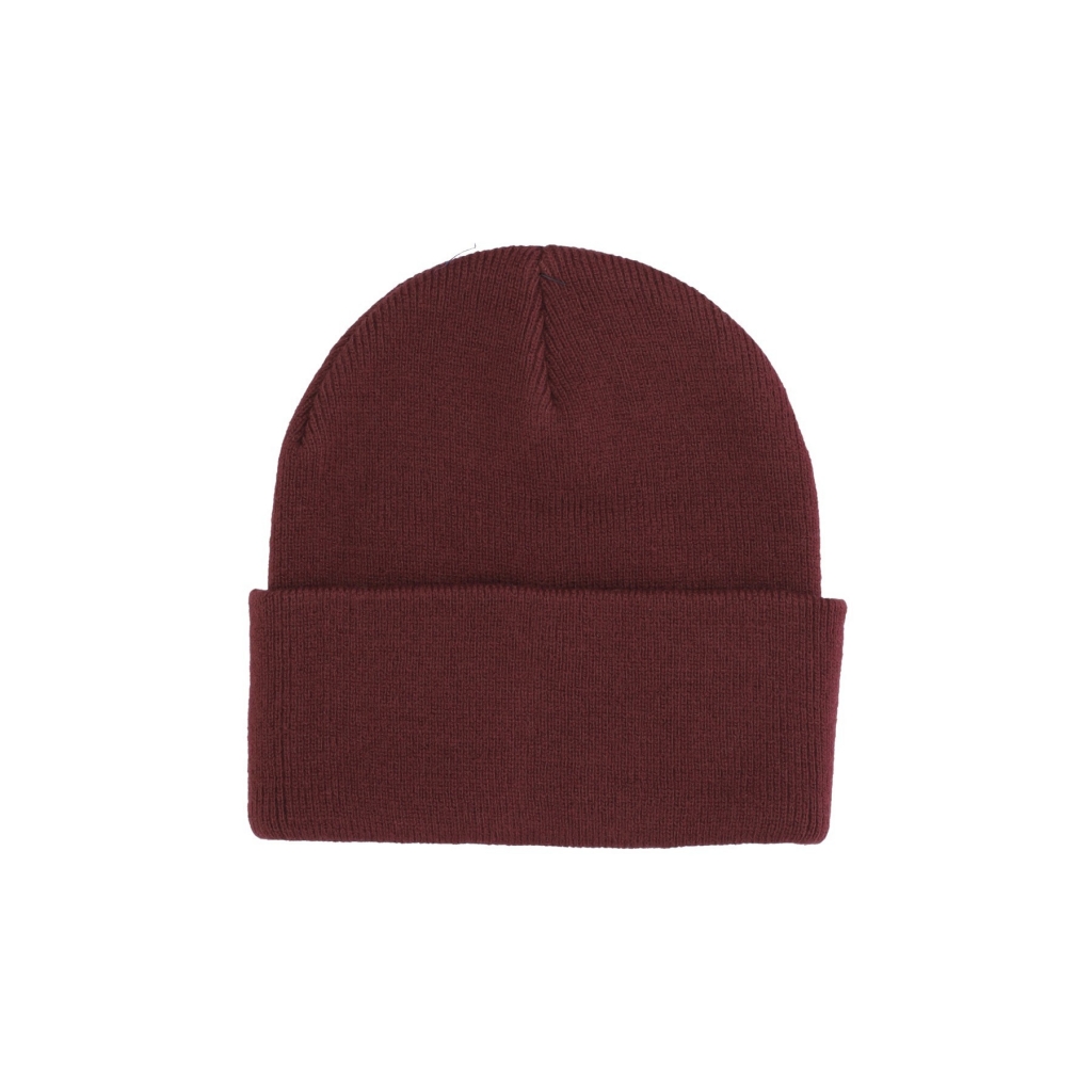 cappello uomo mlb haymaker cuff beanie neyyan DARK MAROON/WHITE