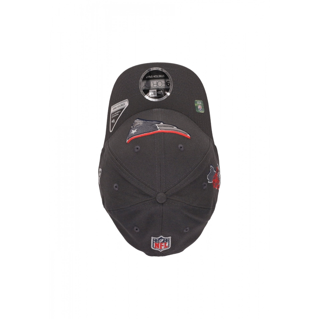 cappellino visiera curva uomo nfl draft 24 940 neepat GRAPHITE