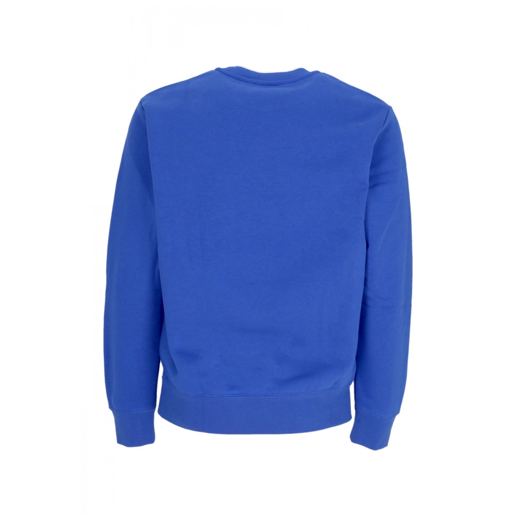 felpa girocollo uomo sportswear air fleece crewneck GAME ROYAL/HYPER PINK