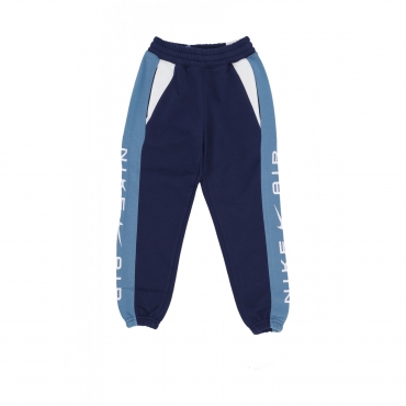 pantalone tuta felpato ragazzo air pant MIDNIGHT NAVY/AEGEAN STORM/WHITE/WHITE