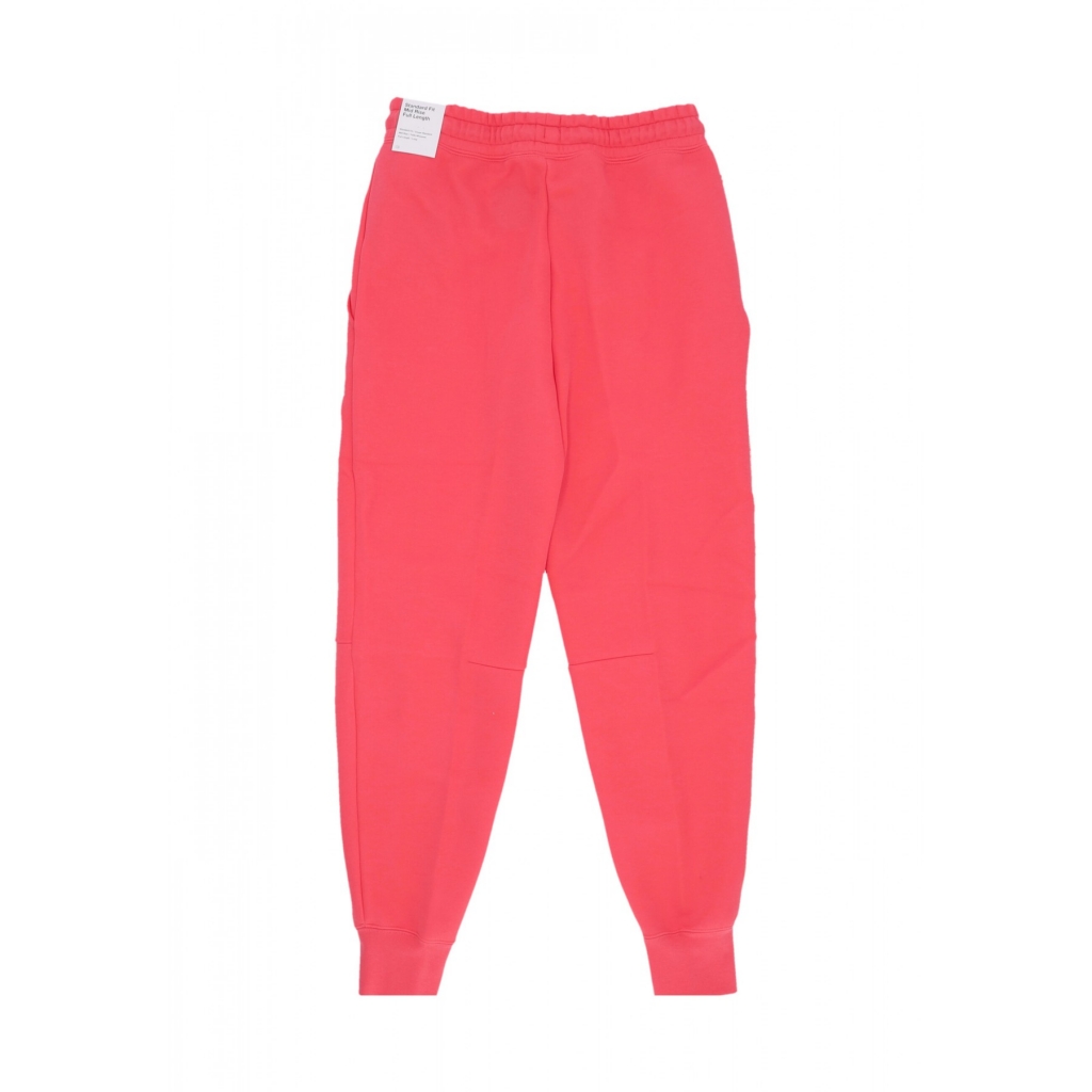 pantalone tuta leggero donna w sportswear tech flecce mid-rise jogger ASTER PINK/BLACK