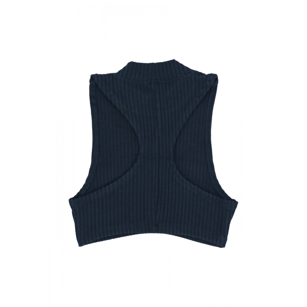 top donna w sportswear chill knit rib crop tank ARMORY NAVY/ARMORY NAVY