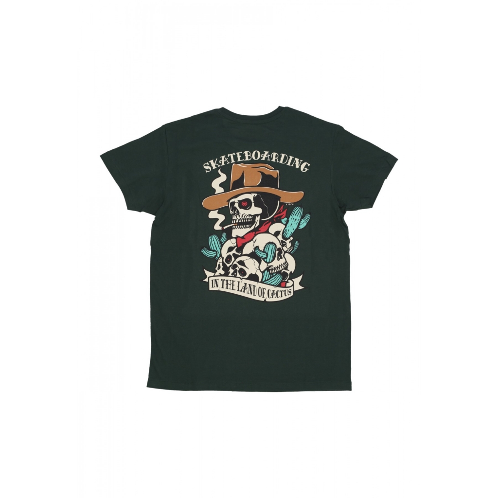 maglietta uomo cactus state tee BOTTLE GREEN