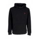 felpa cappuccio uomo knock out hoodie BLACK