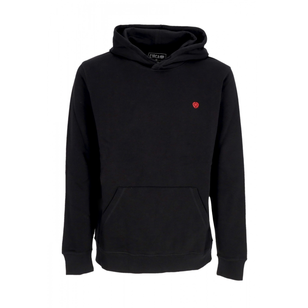 felpa cappuccio uomo knock out hoodie BLACK