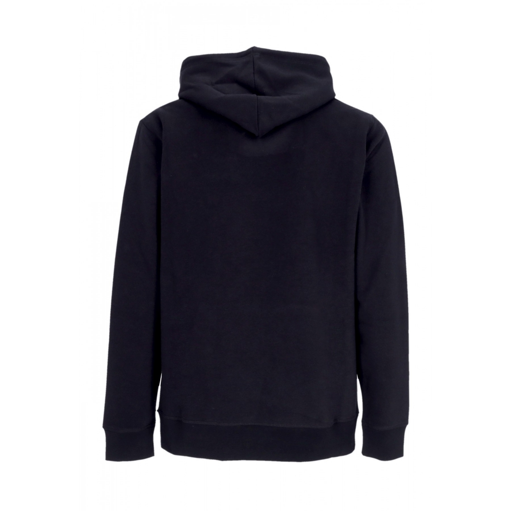 felpa cappuccio uomo bones hoodie BLACK