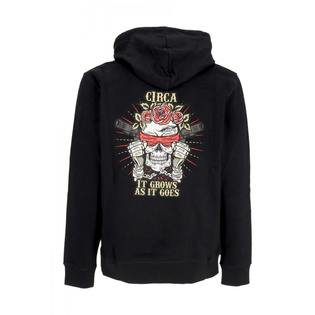 felpa cappuccio uomo crescit eundo hoodie BLACK