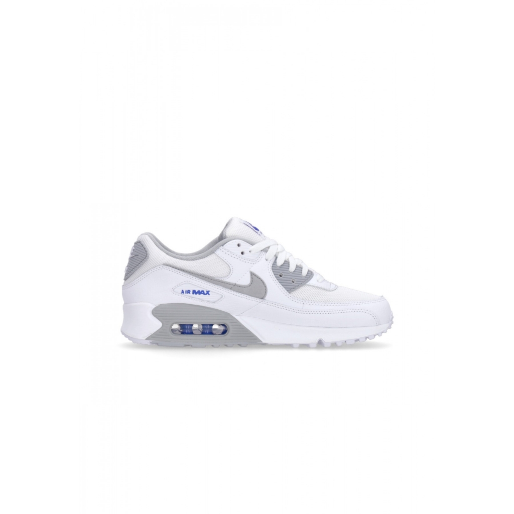 scarpa bassa uomo air max 90 WHITE/LT SMOKE GREY/RACER BLUE