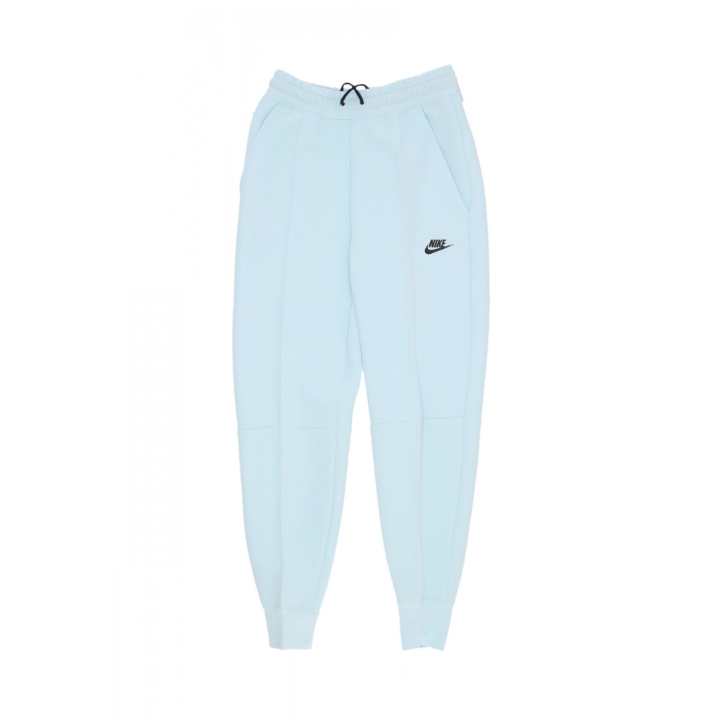 pantalone tuta leggero donna w sportswear tech fleece mid-rise jogger GLACIER BLUE/BLACK