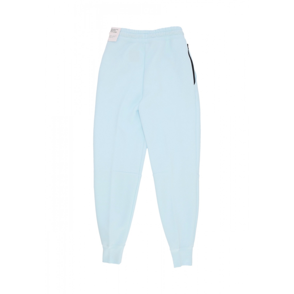 pantalone tuta leggero donna w sportswear tech fleece mid-rise jogger GLACIER BLUE/BLACK